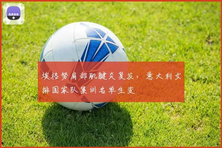 埃格努肩部肌腱炎复发,意大利女排国家队集训名单生变